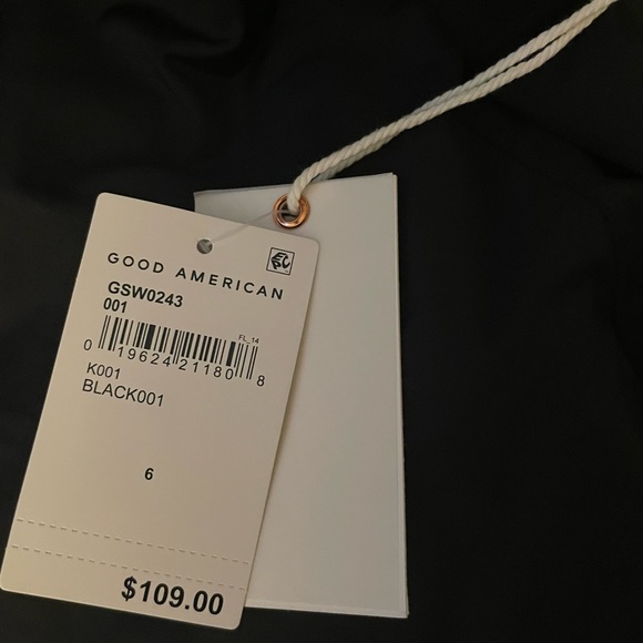 Good American One Piece Swimsuit Black Sz 3X - Picture 4 of 9